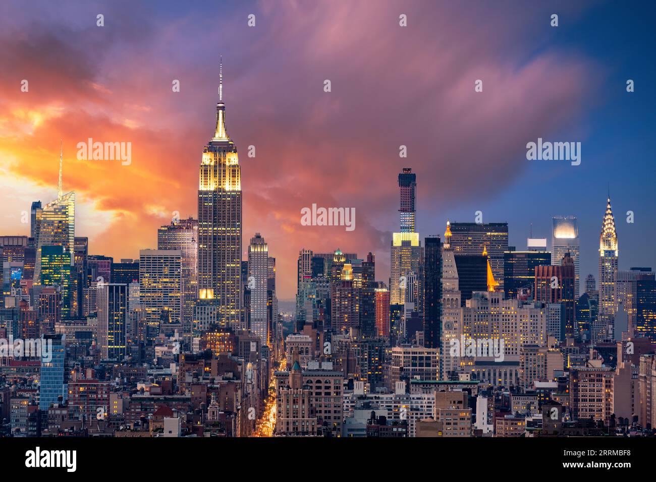 Aerial view of New York City Stock Photo - Alamy