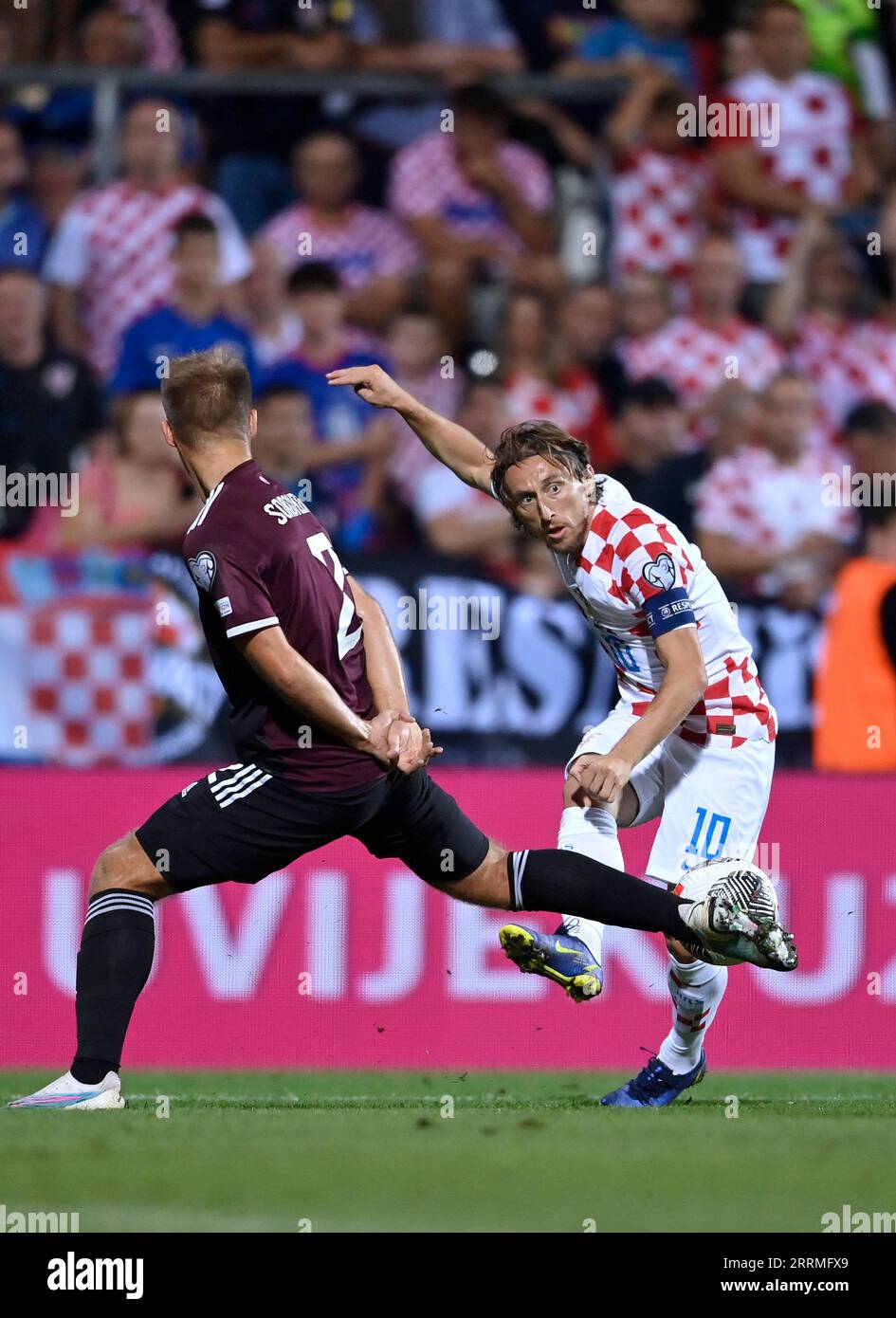 RIJEKA, CROATIA - SEPTEMBER 22: Fans On Soccer Match Between HNK