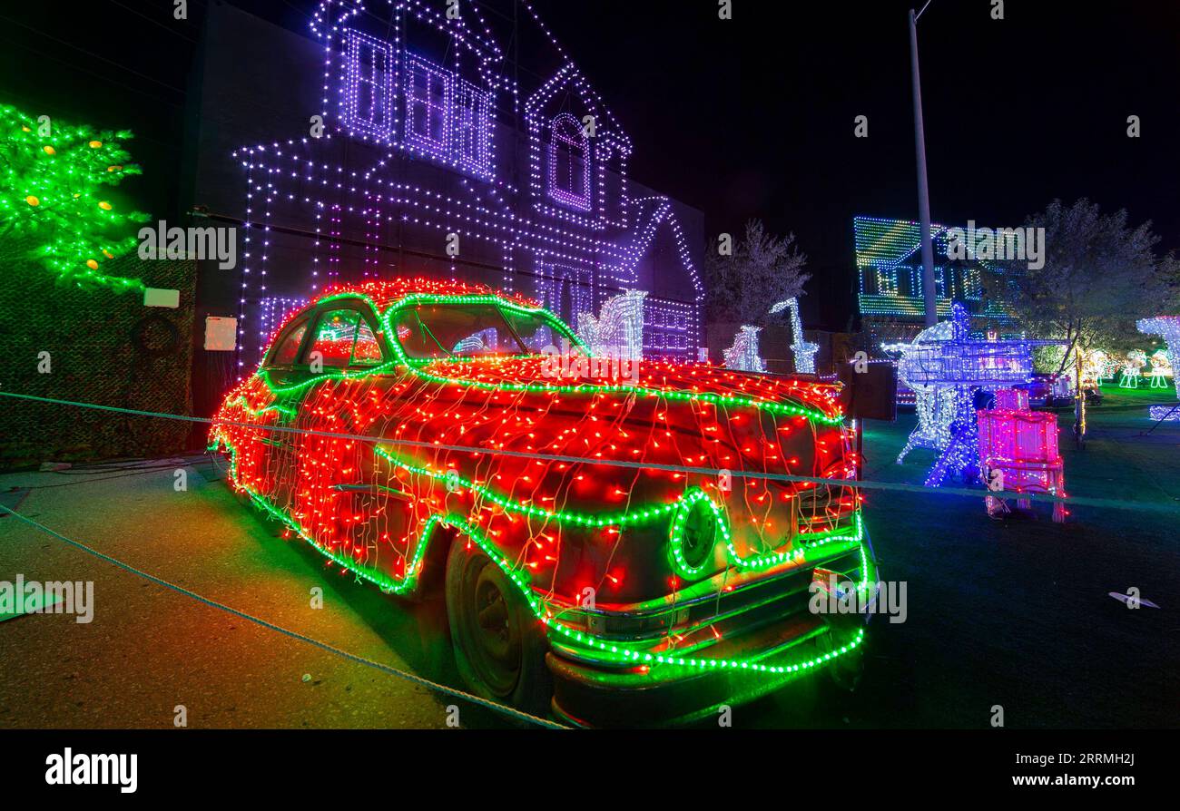 221030 MISSISSAUGA, Oct. 30, 2022 Light installations are seen