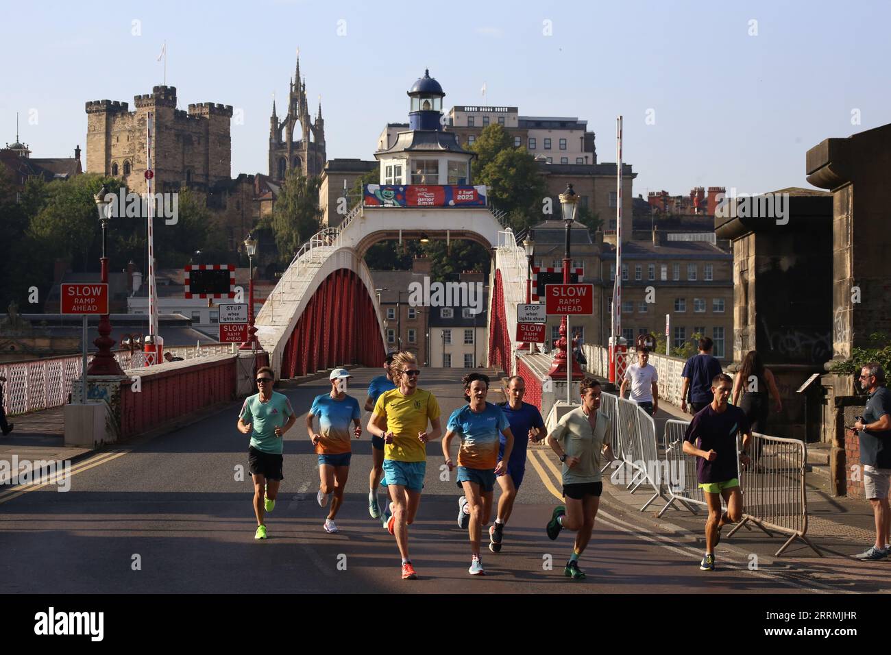 Aj bell great north 5k run hires stock photography and images Alamy