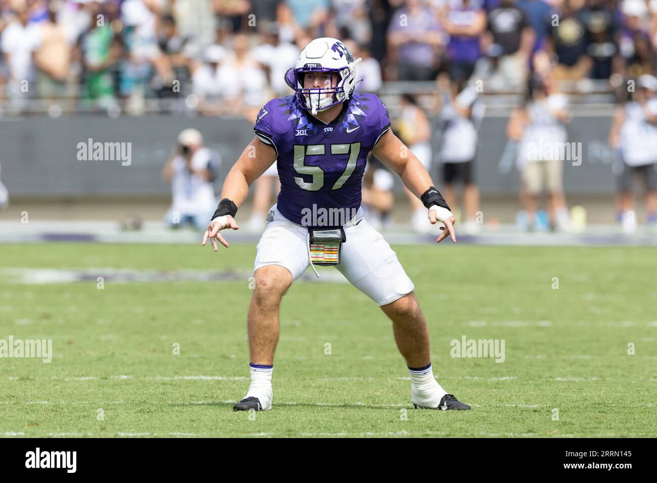 FORT WORTH TX SEPTEMBER 02 TCU Horned Frogs linebacker Johnny