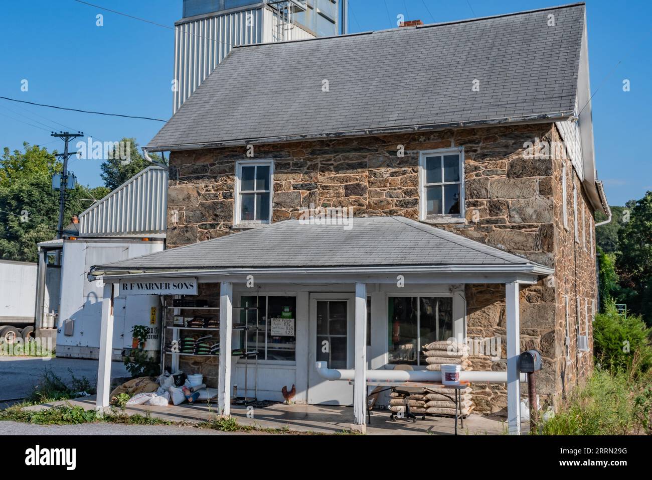 Lineboros Historic General Store, Carroll County Maryland USA Stock Photo