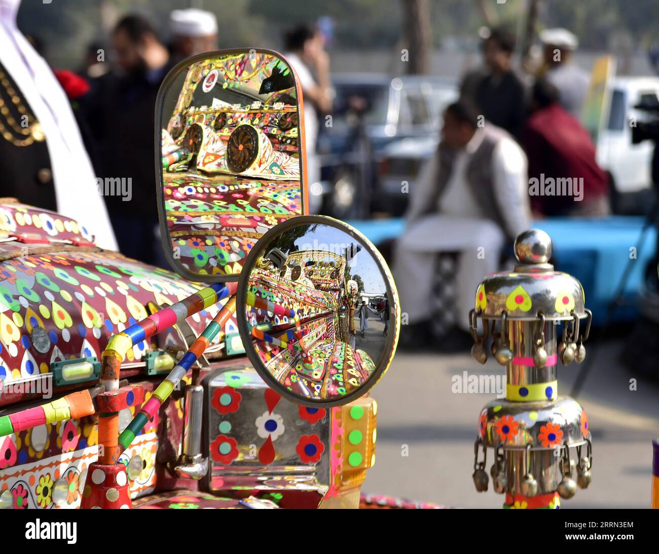 221205 PESHAWAR, Dec. 5, 2022 A car decorated with traditional