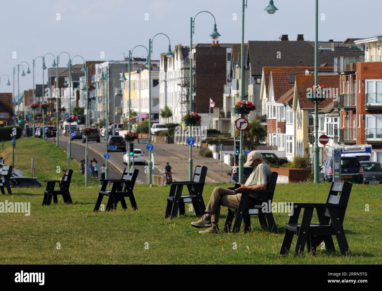 MARINE PARADE, LEE ON THE SOLENT, HANTS PIC MIKE WALKER 2023 Stock