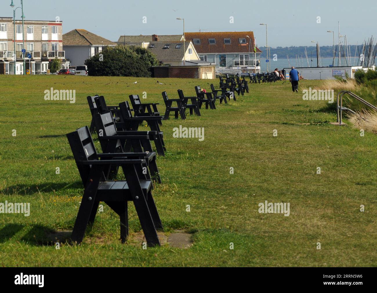 MARINE PARADE, LEE ON THE SOLENT, HANTS PIC MIKE WALKER 2023 Stock