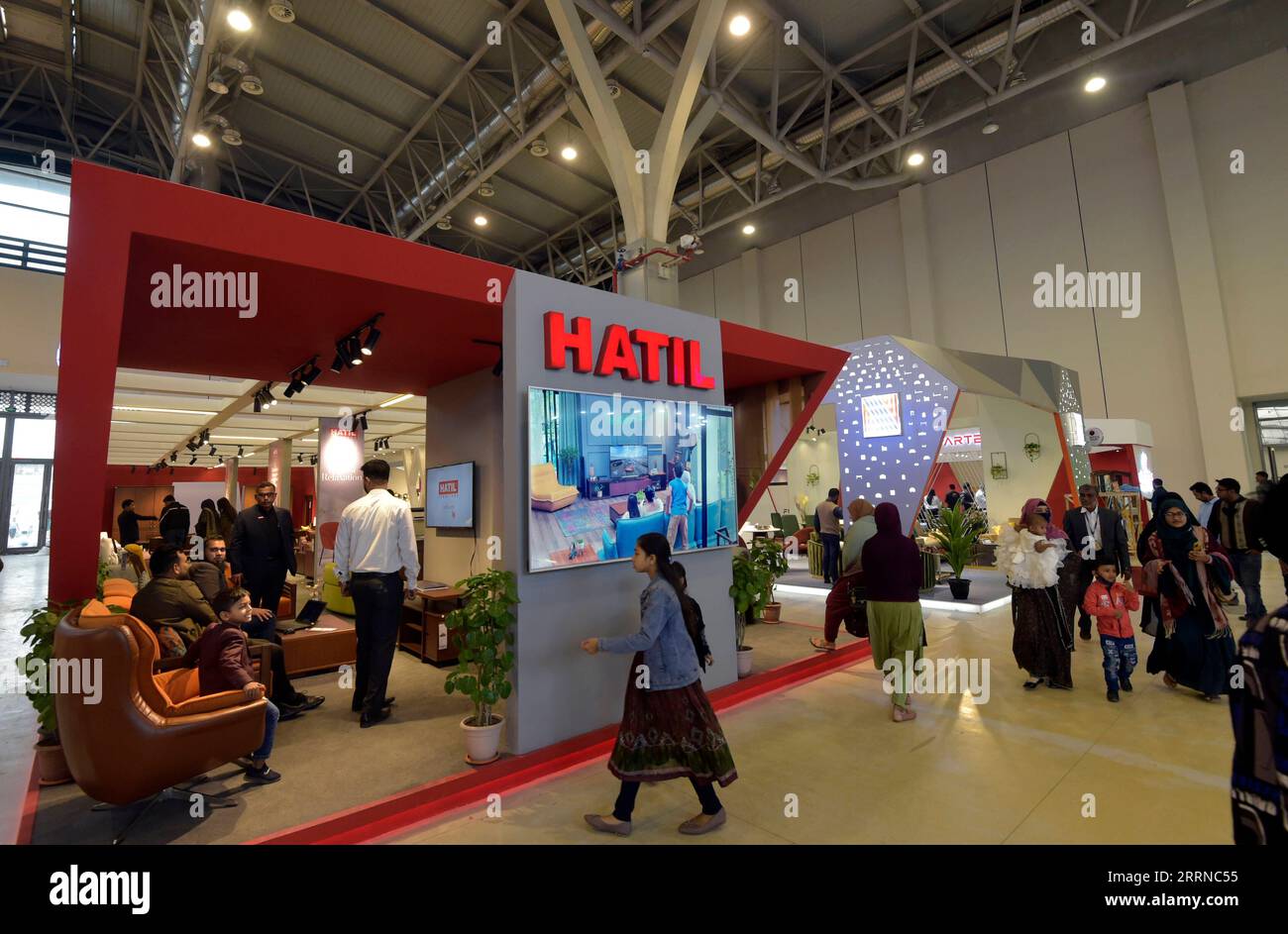 230102 DHAKA, Jan. 2, 2023 A stall of furniture is seen at the