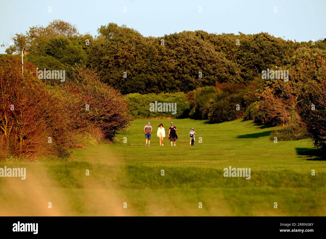 THE STOKES BAY LINES AT STOKES BAY, GOSPORT PIC MIKE WALKER 2023 Stock
