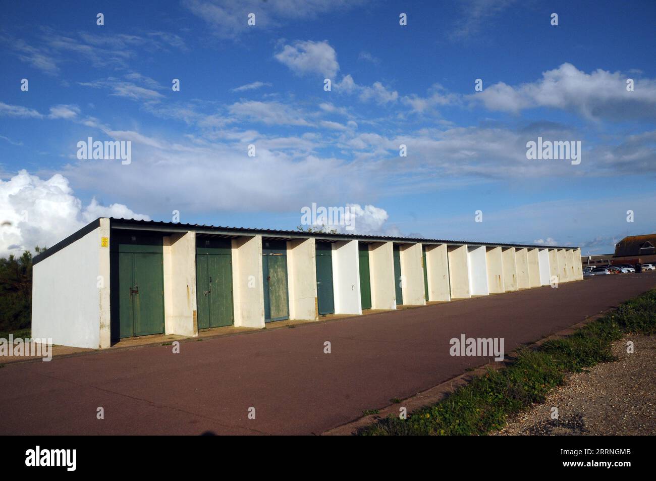 BEACH HUTS, STOKES BAY, GOSPORT PIC MIKE WALKER 2023 Stock Photo Alamy