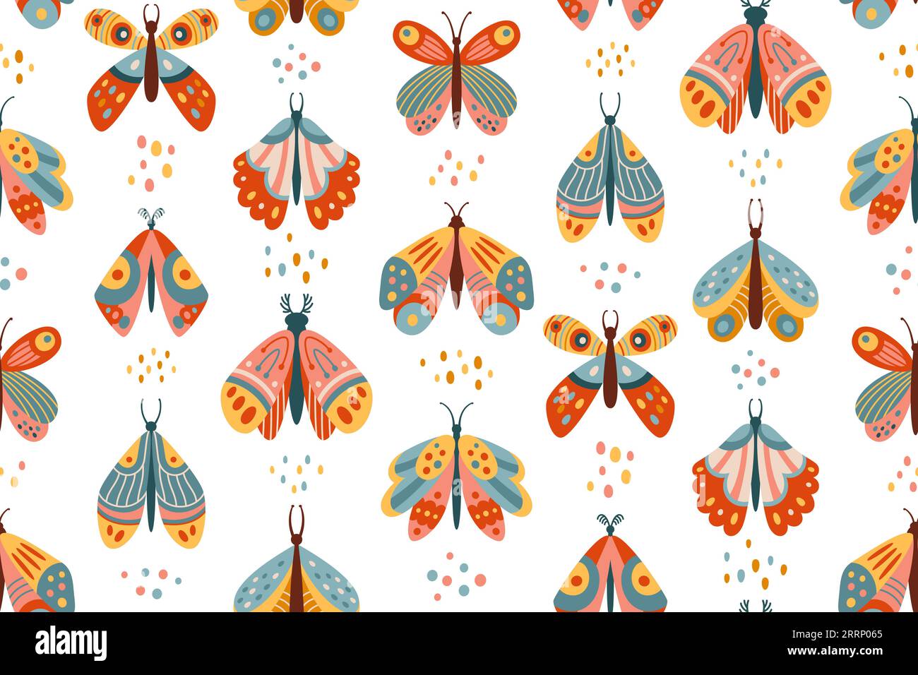 Boho Insects Boundless nature Stock Vector Images - Alamy
