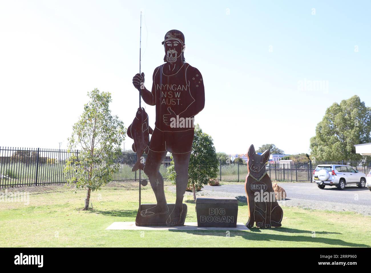 The Big Bogan statue at 70 Pangee Street in Nyngan, New South Wales