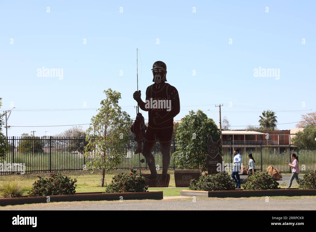 The Big Bogan statue at 70 Pangee Street in Nyngan, New South Wales