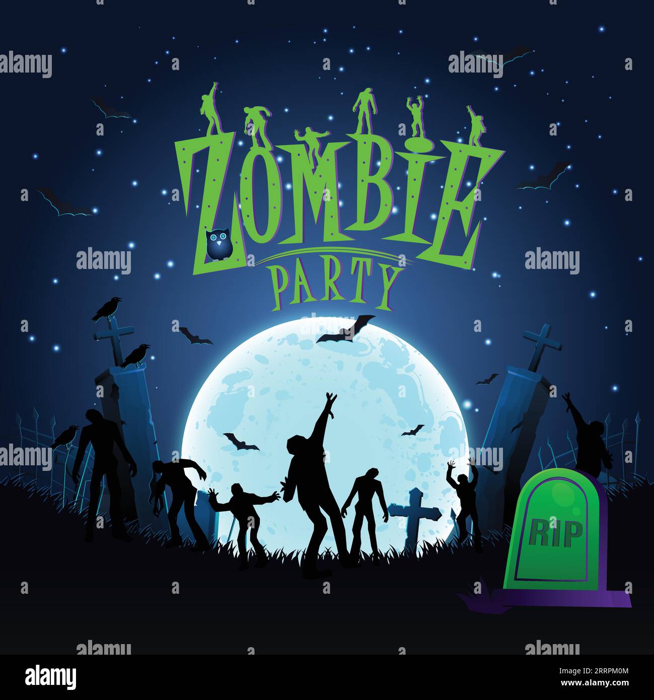 Halloween background with pumpkin, spider web and bats. Vector ...