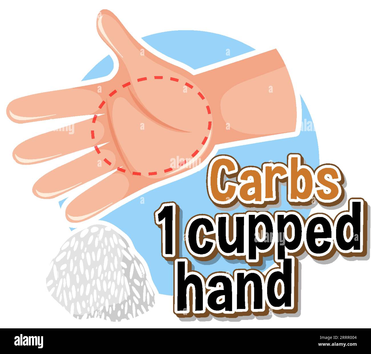 Portion Sizes Animation Learn to eat healthy by comparing portion sizes Stock Vector Image ...