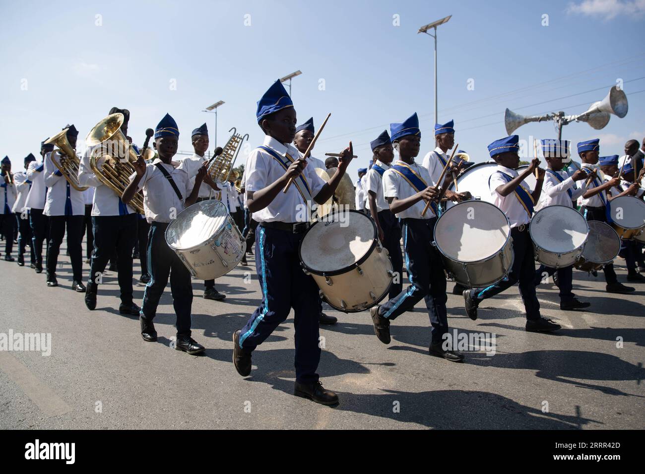 230501 LUSAKA, May 1, 2023 Boys take part in the Labour Day