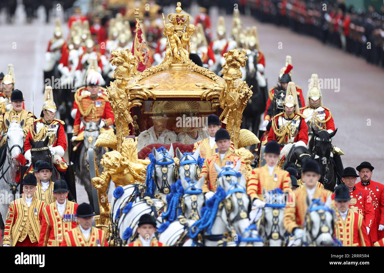 230506 -- LONDON, May 6, 2023 -- Britain S King Charles III And Queen ...