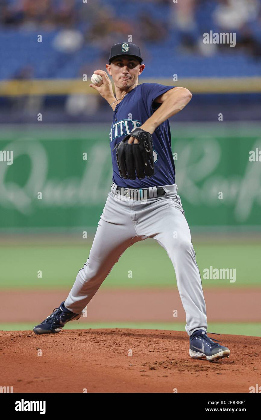 St. Petersburg, FL USA; Seattle Mariners starting pitcher Kirby