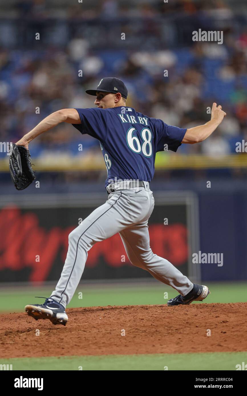 St. Petersburg, FL USA; Seattle Mariners starting pitcher Kirby