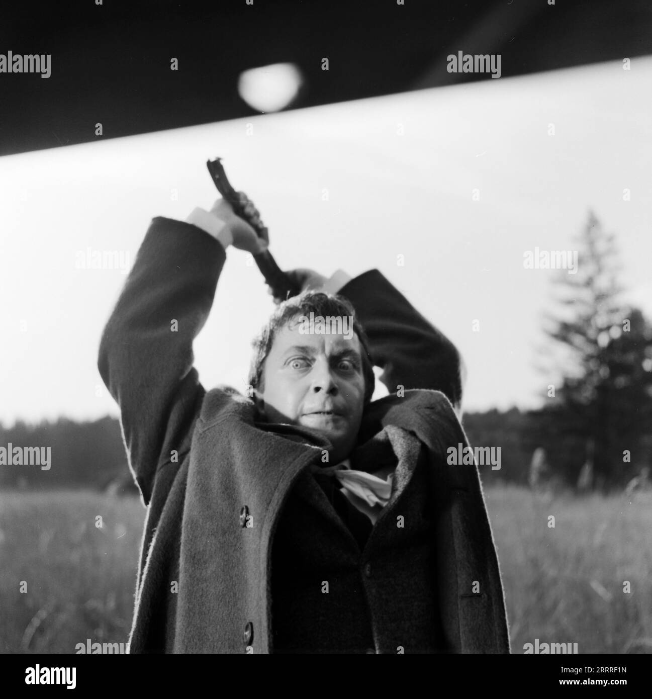 Agatha, laß das Morden sein!, Krimikomödie, Deutschland 1960, Regie: Dietrich Haugk, Darsteller: Wolfgang Kieling Stock Photo