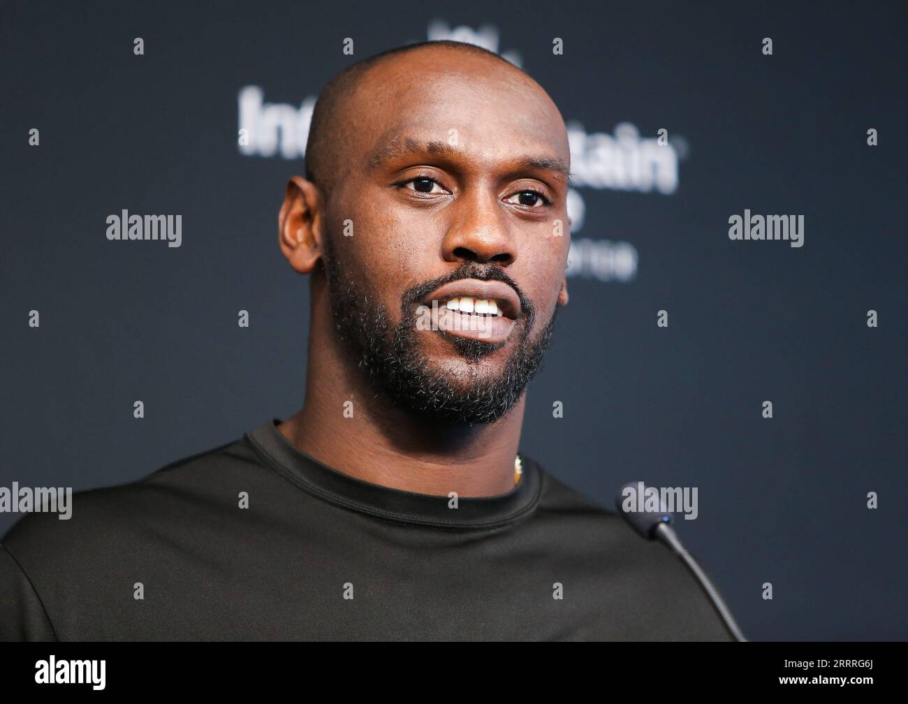 The Las Vegas Raiders football player Chandler Jones at the Raiders