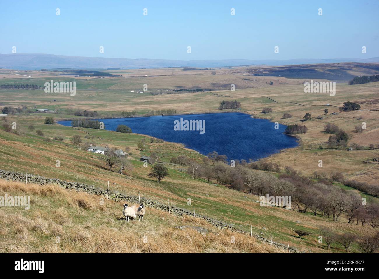 Wet Sleddale Reservoir in the Shap Hills, Lake District National Park ...