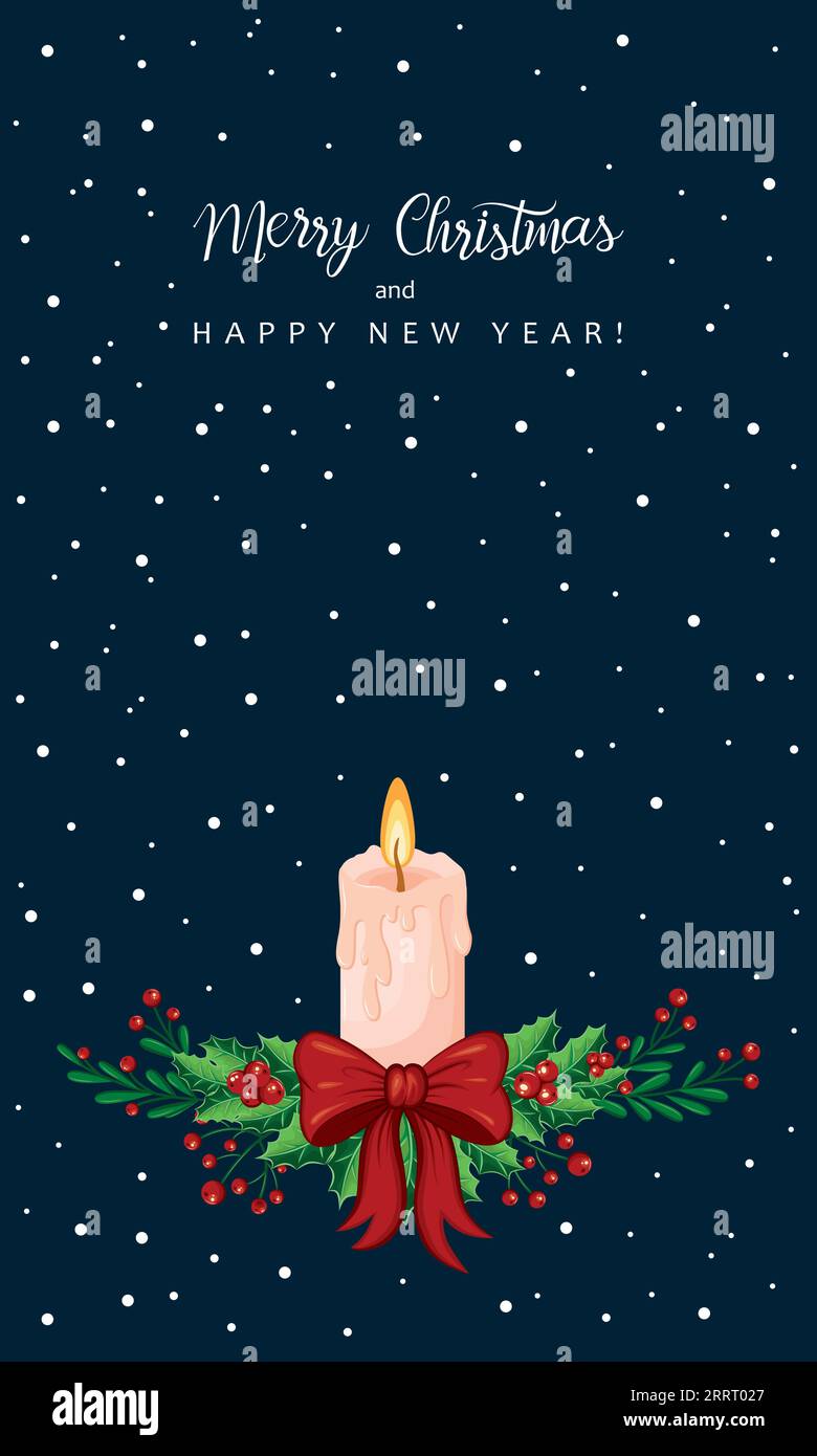 Christmas greeting card Stock Vector Image & Art - Alamy