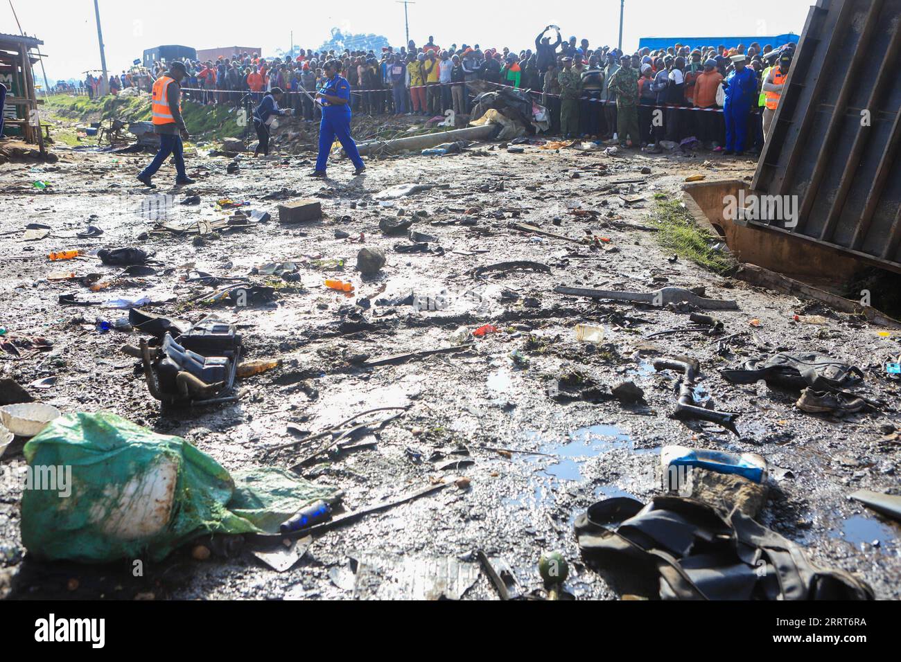 230702 -- KERICHO, July 2, 2023 -- Staff members work at the site of a ...