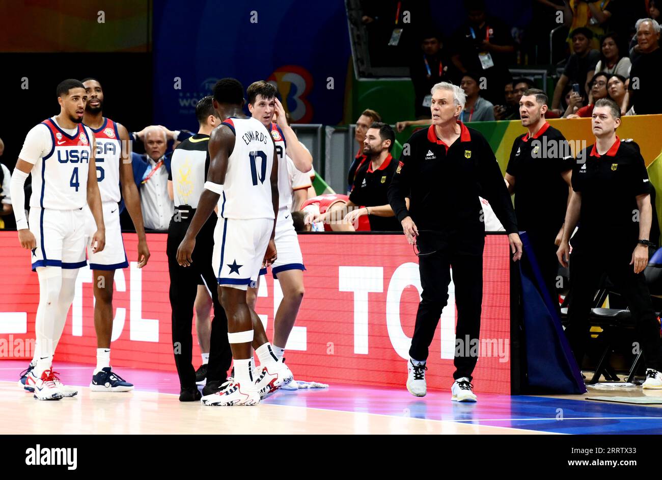 Asia Arena, Manila, Philippines. 8th Sep, 2023. USA team group