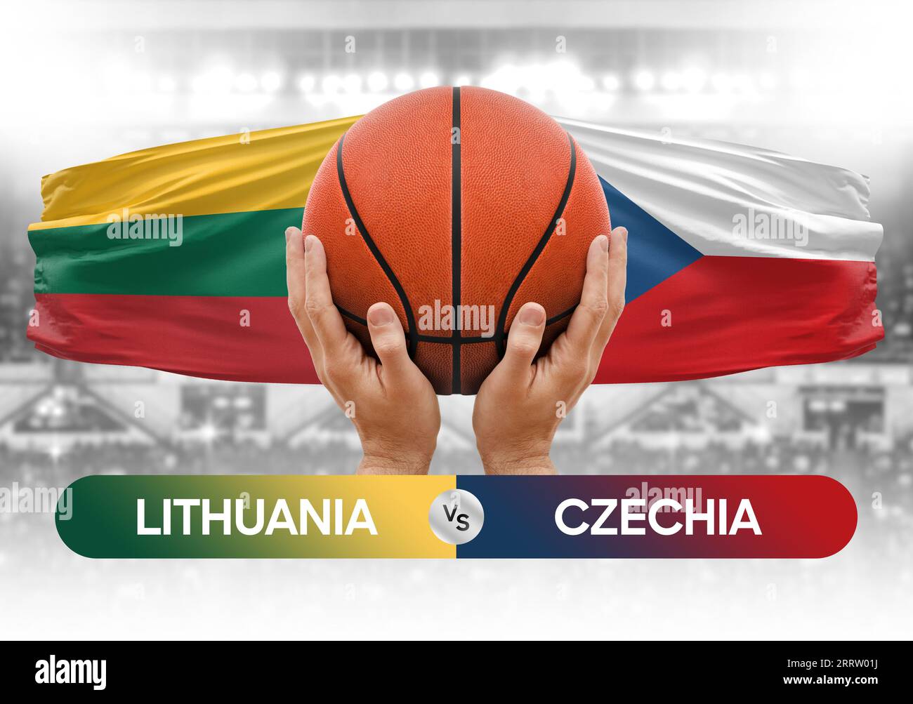 Lithuania vs Czechia national basketball teams basket ball match