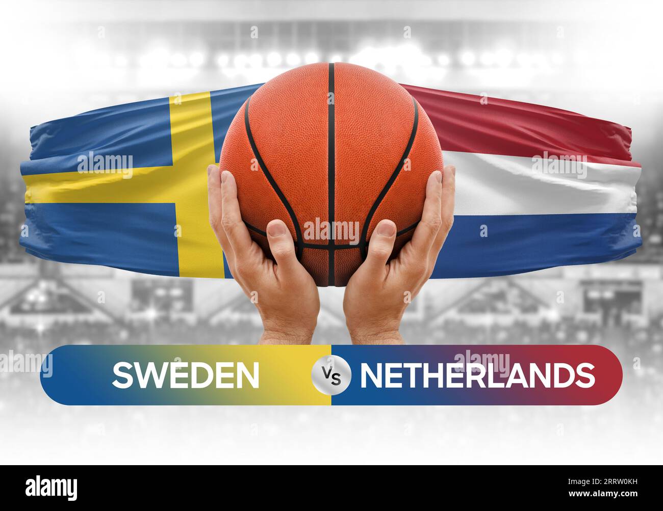 Sweden vs Netherlands national basketball teams basket ball match