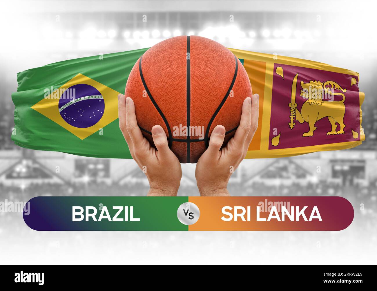 Brazil vs Sri Lanka national basketball teams basket ball match