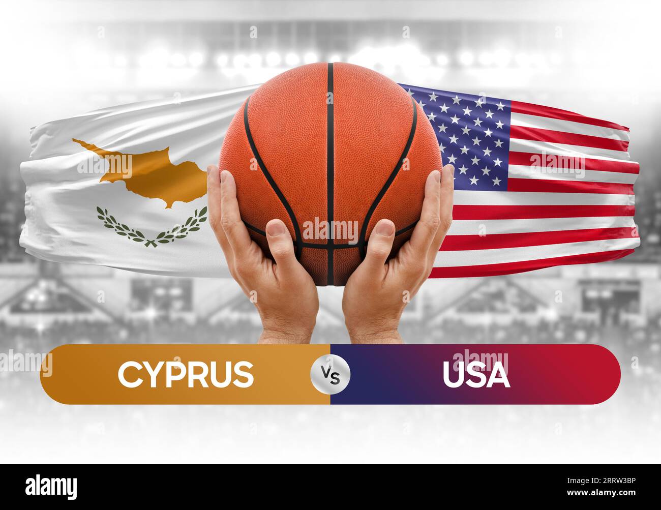 Cyprus vs USA national basketball teams basket ball match competition