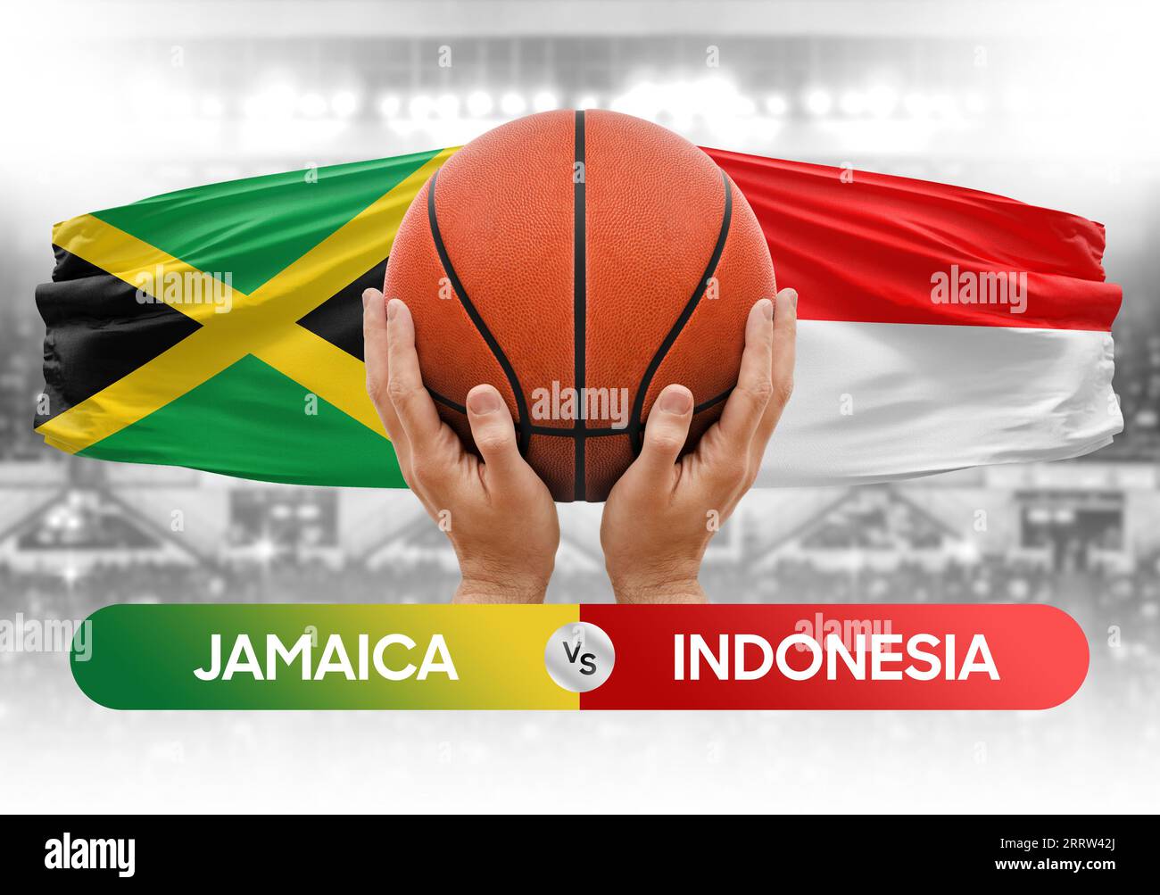 Jamaica vs Indonesia national basketball teams basket ball match