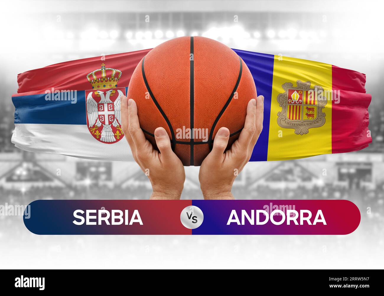 Serbia vs Andorra national basketball teams basket ball match