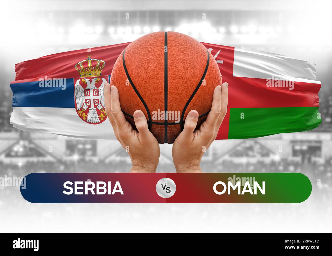 Serbia vs Oman national basketball teams basket ball match competition