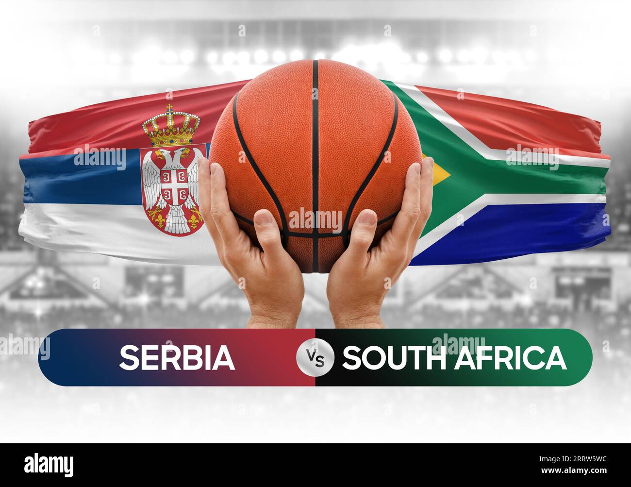 Serbia vs South Africa national basketball teams basket ball match