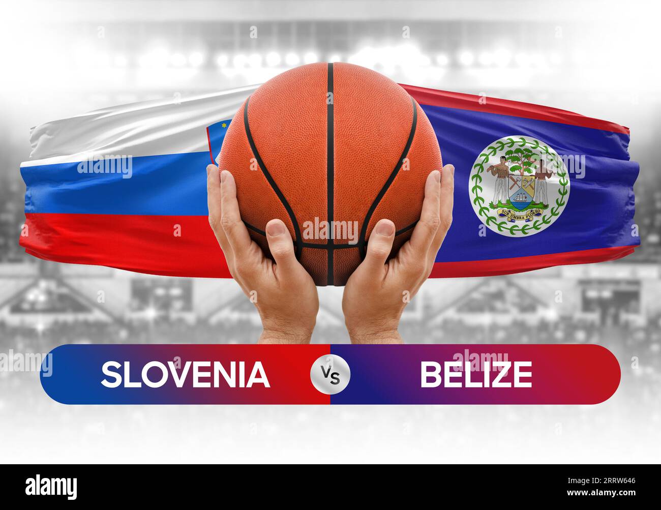 Slovenia vs Belize national basketball teams basket ball match