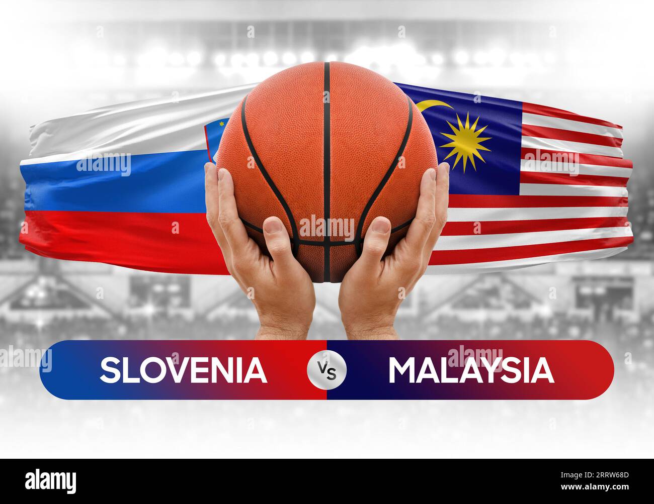 Slovenia vs Malaysia national basketball teams basket ball match
