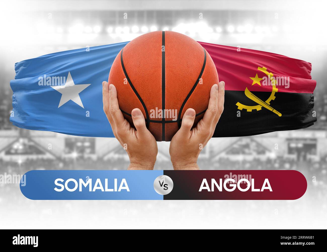 Somalia vs Angola national basketball teams basket ball match