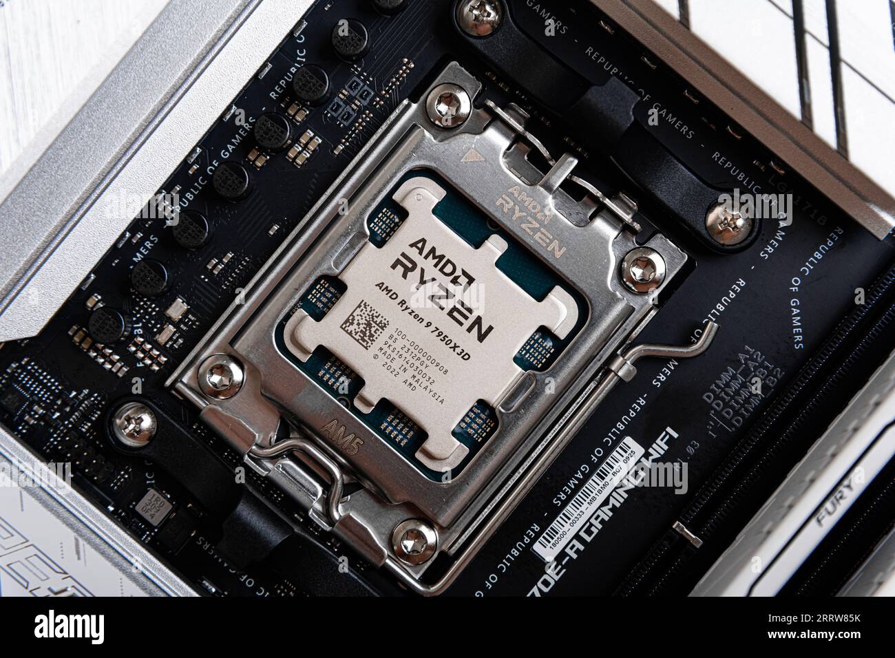 AMD Ryzen 9 7950X3D processor before being installed on the motherboard Stock Photo Alamy