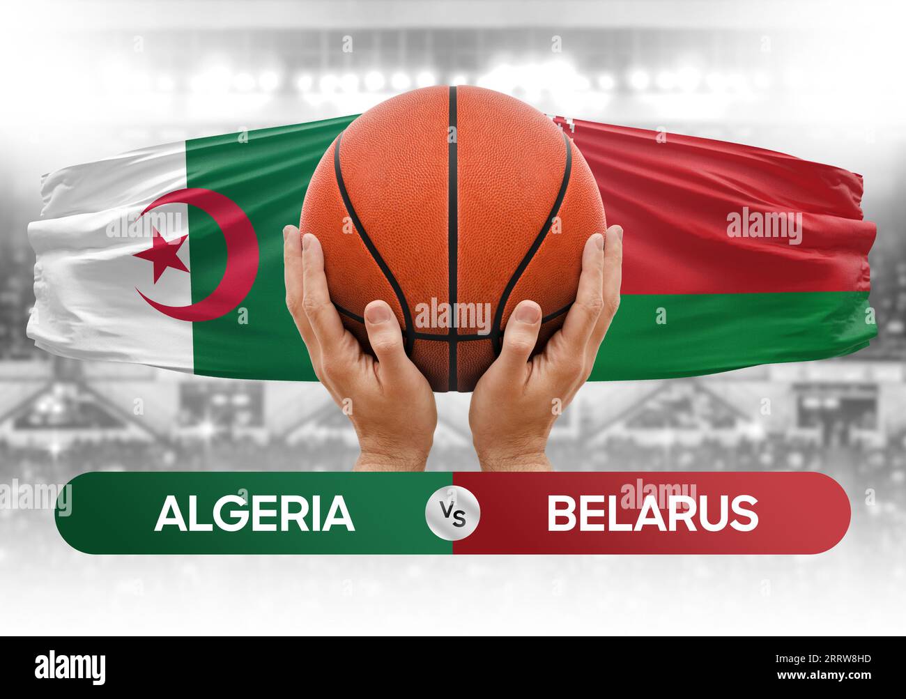 Algeria vs Belarus national basketball teams basket ball match