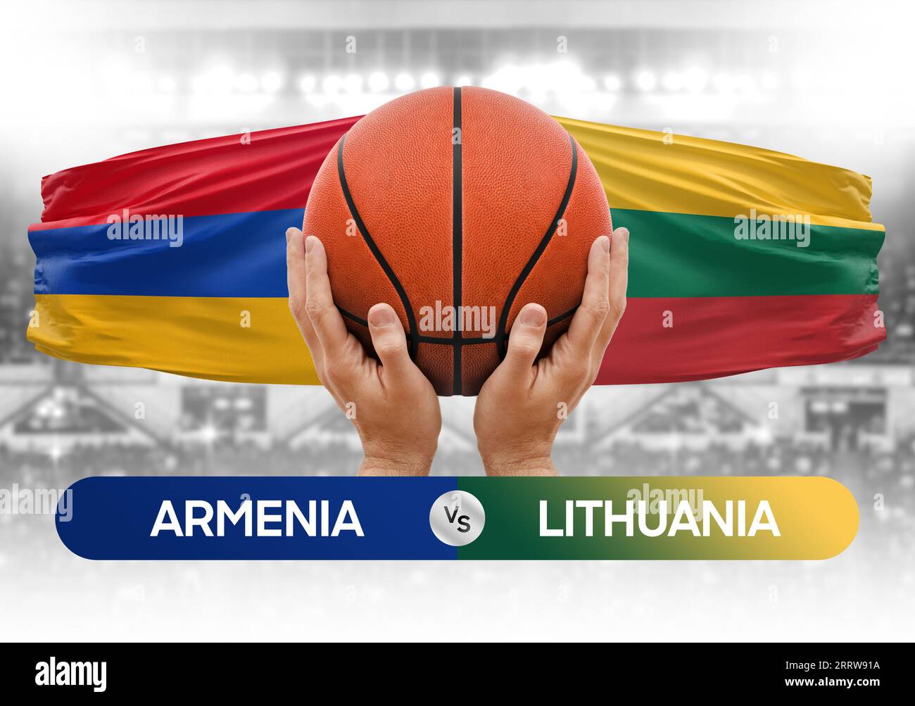 Armenia vs Lithuania national basketball teams basket ball match ...