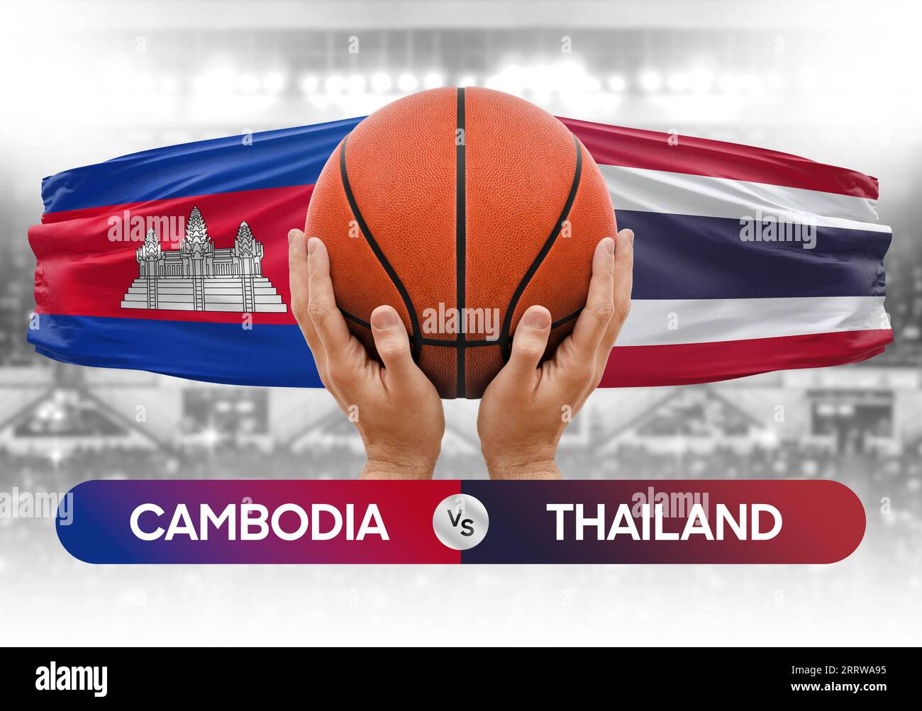 Cambodia vs Thailand national basketball teams basket ball match