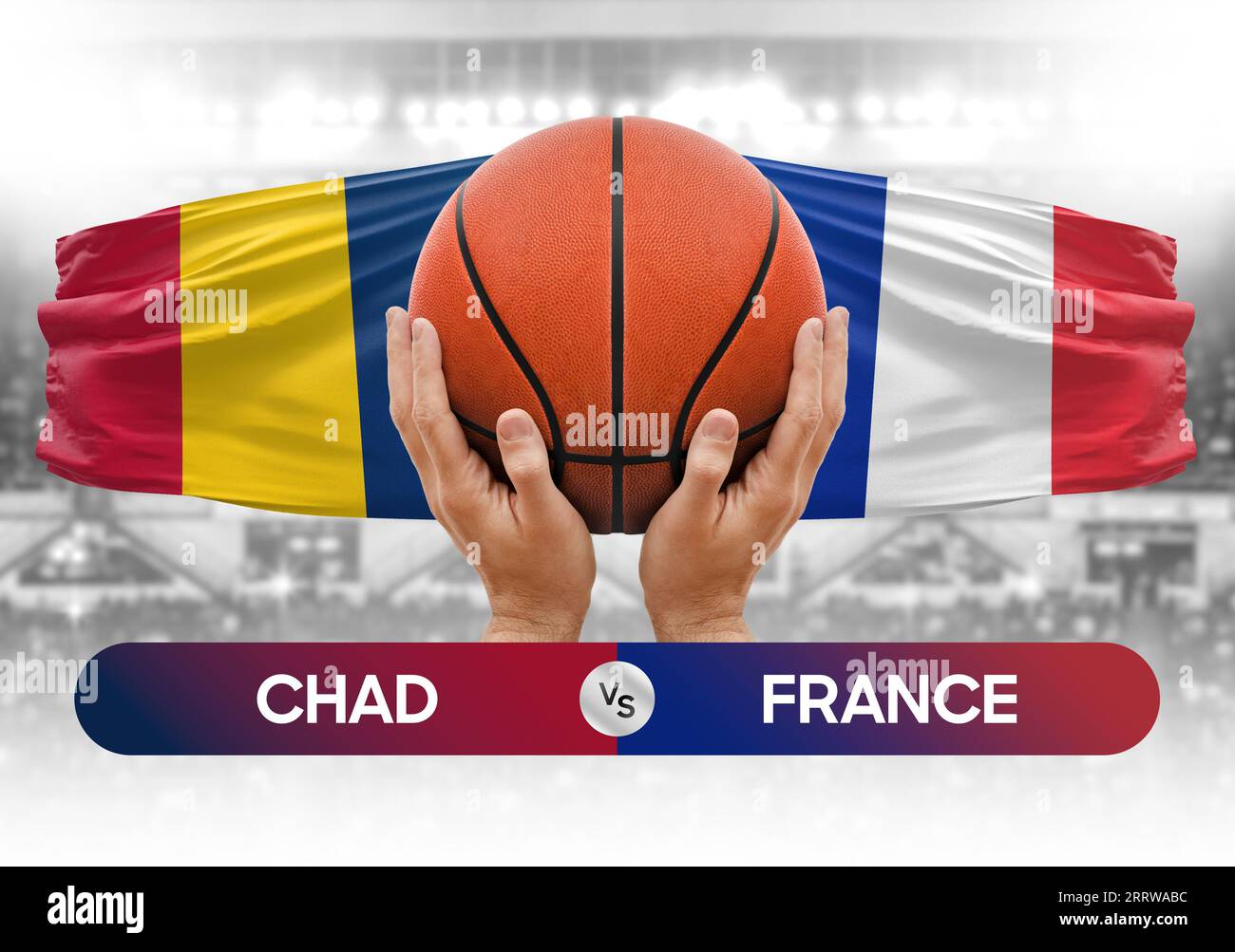 Chad vs France national basketball teams basket ball match competition