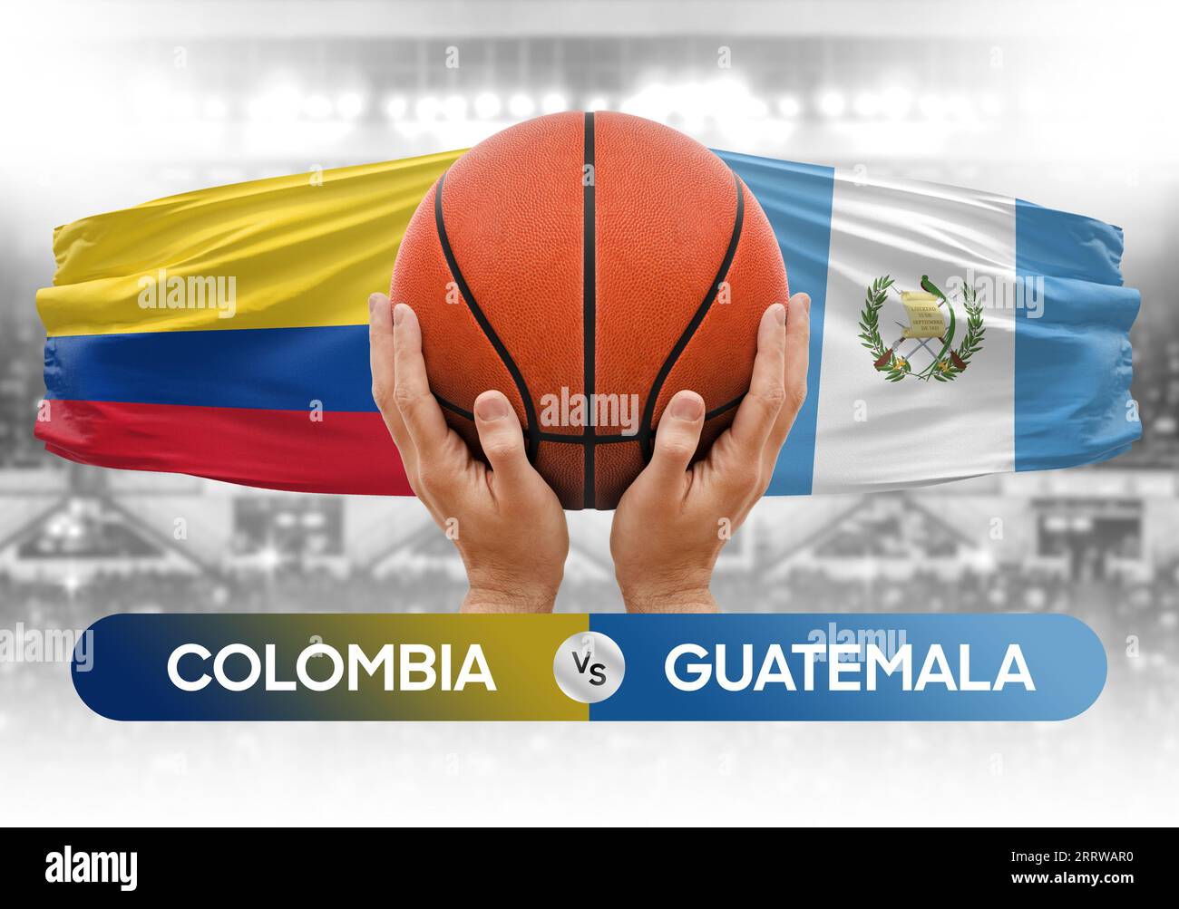 Colombia vs Guatemala national basketball teams basket ball match