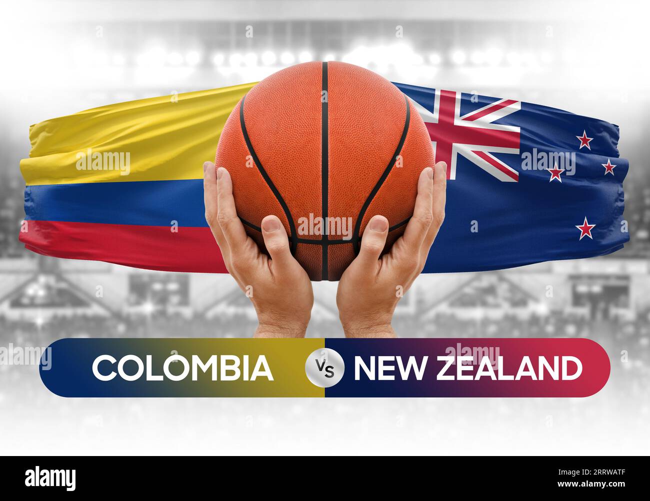 Colombia vs New Zealand national basketball teams basket ball match