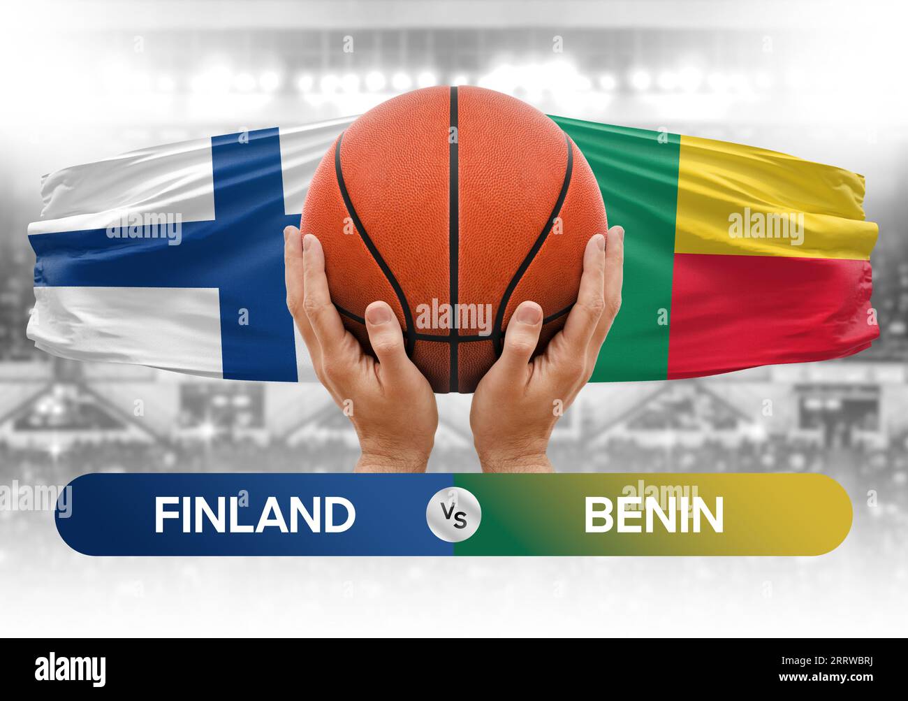 Finland vs Benin national basketball teams basket ball match