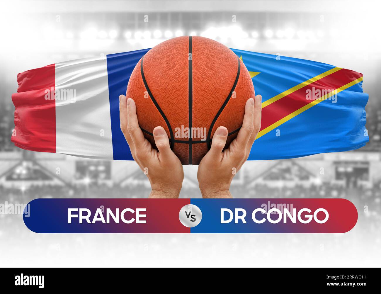 France dr congo flag hi-res stock photography and images - Alamy