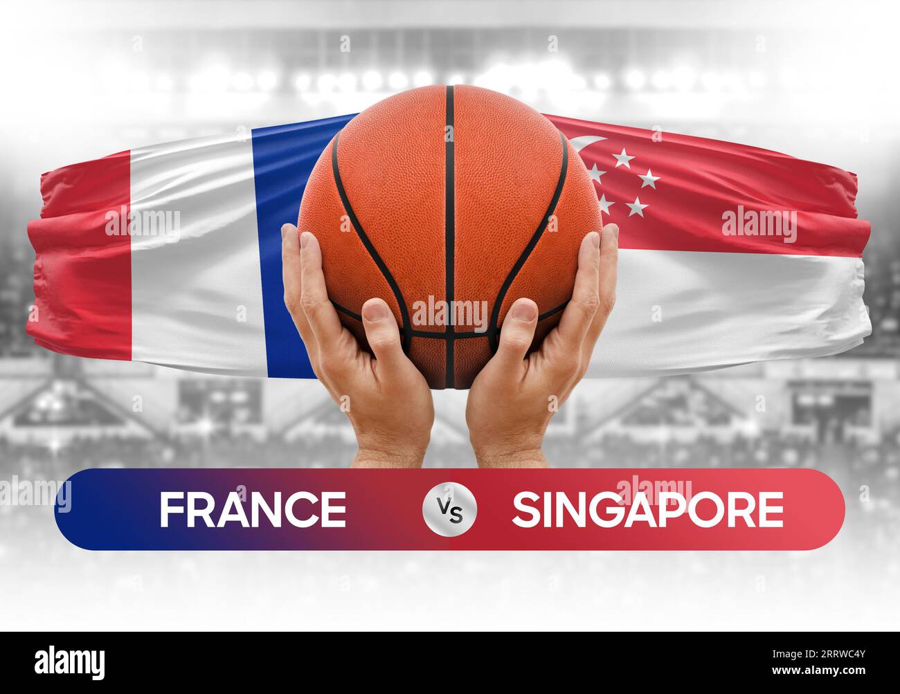 France vs Singapore national basketball teams basket ball match