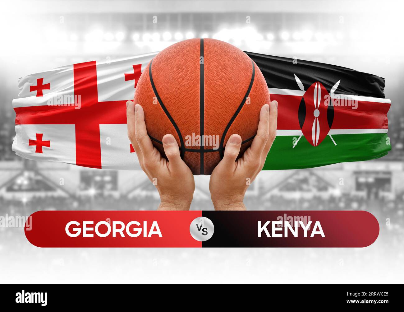 Georgia vs Kenya national basketball teams basket ball match