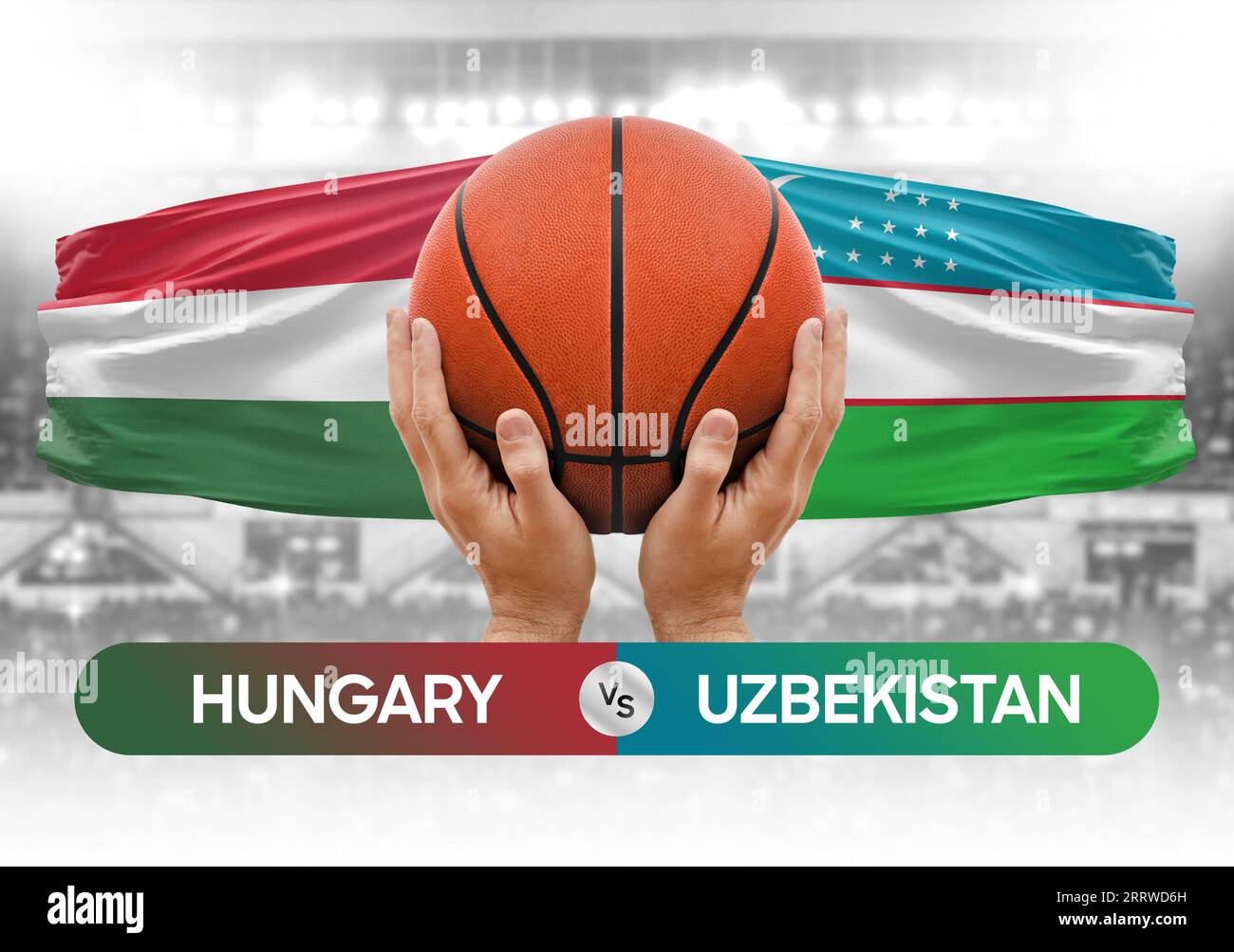 Hungary vs Uzbekistan national basketball teams basket ball match